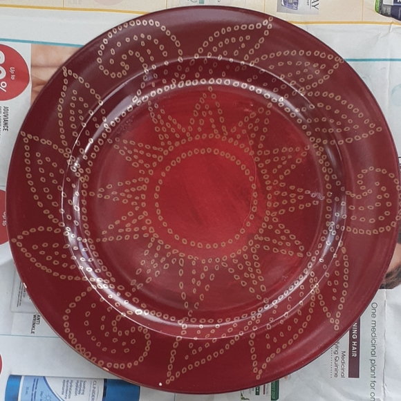 Pier 1 Vtg {4} Boho Matira Salad Plate Set of 4 - Picture 14 of 16